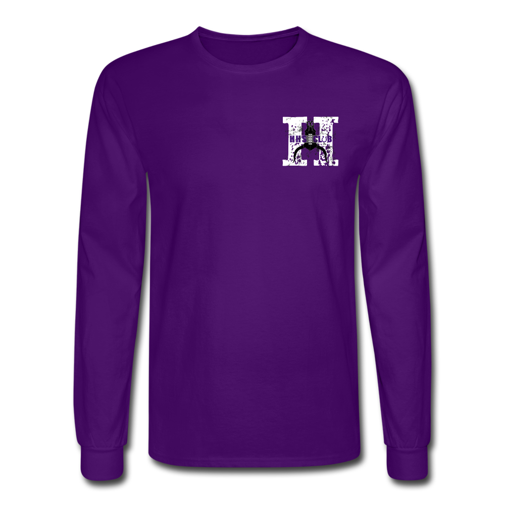 Men's Long Sleeve T-Shirt HHS - purple