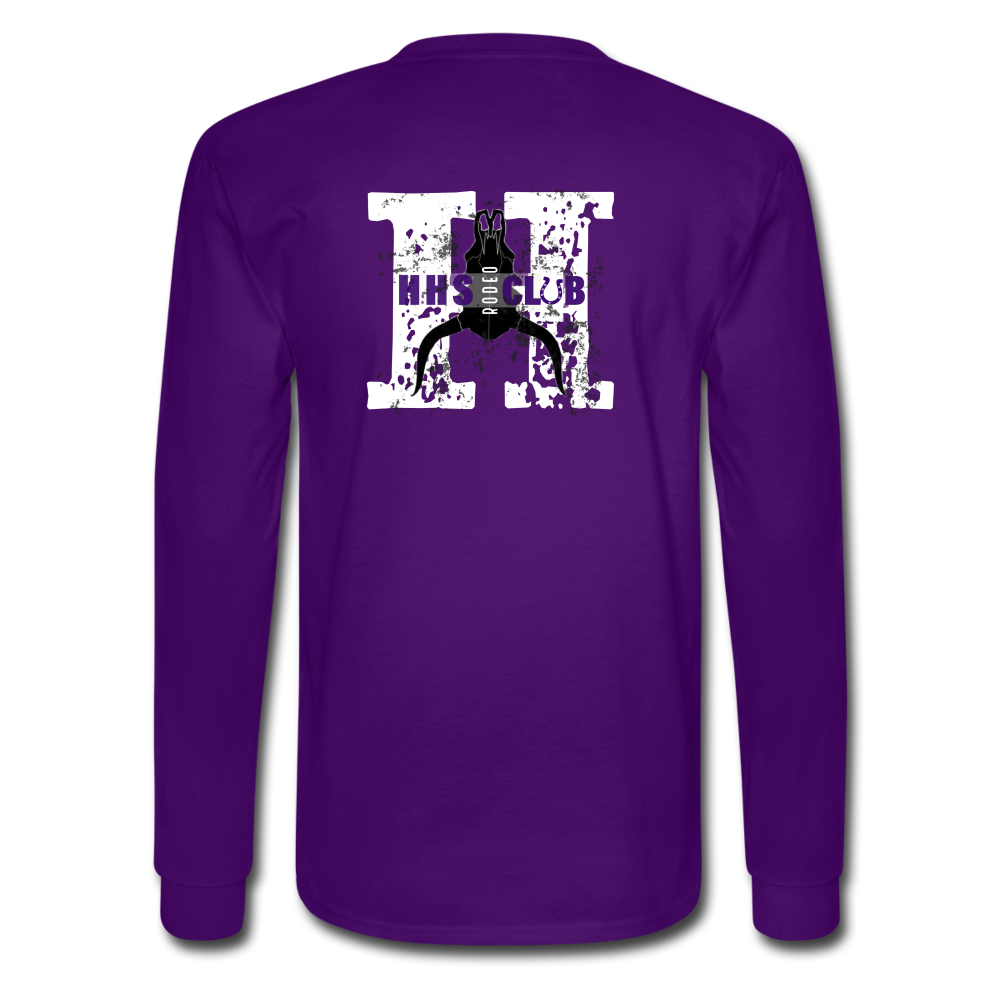Men's Long Sleeve T-Shirt HHS - purple
