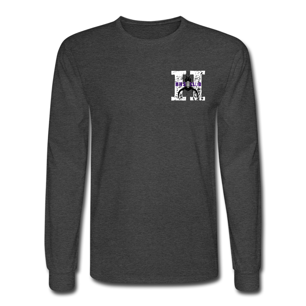 Men's Long Sleeve T-Shirt HHS - heather black