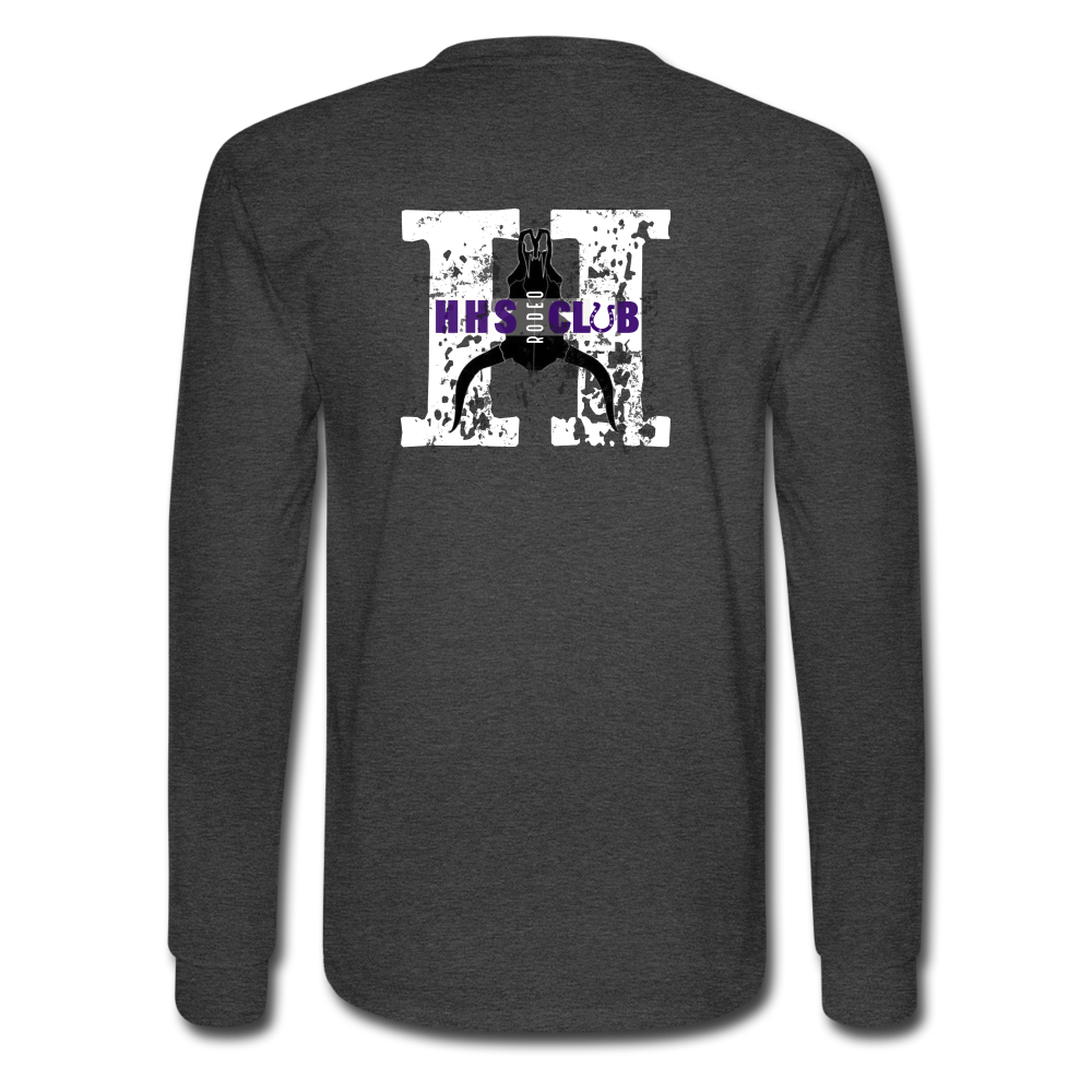 Men's Long Sleeve T-Shirt HHS - heather black