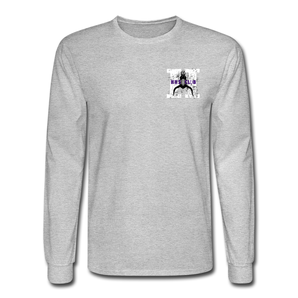Men's Long Sleeve T-Shirt HHS - heather gray