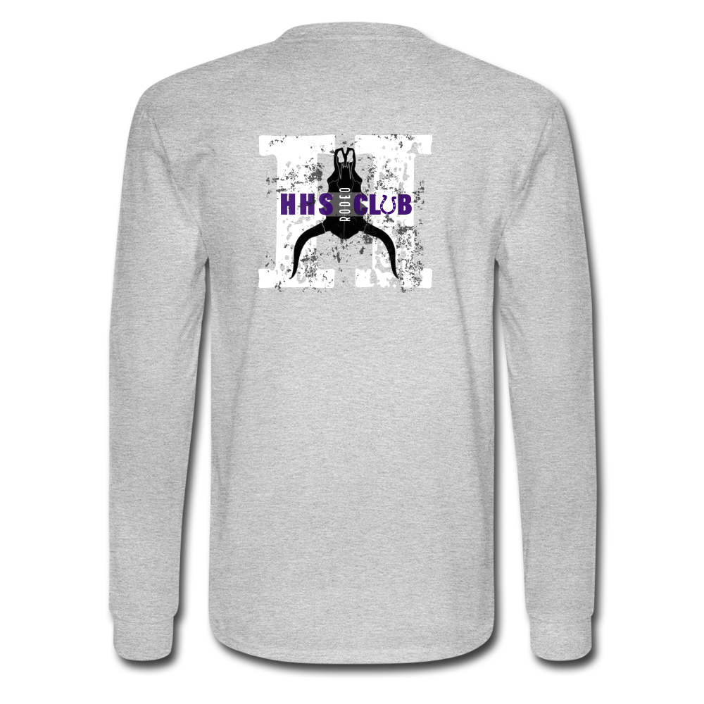 Men's Long Sleeve T-Shirt HHS - heather gray