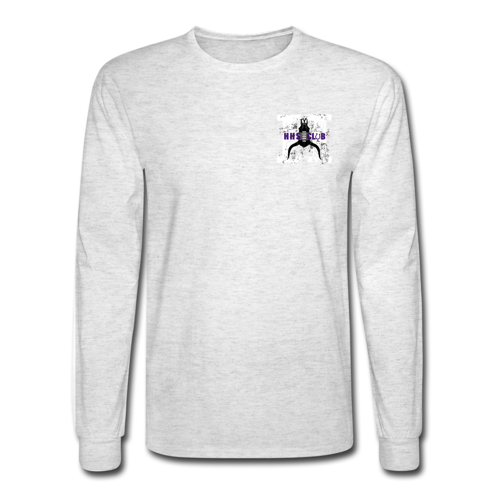 Men's Long Sleeve T-Shirt HHS - light heather gray