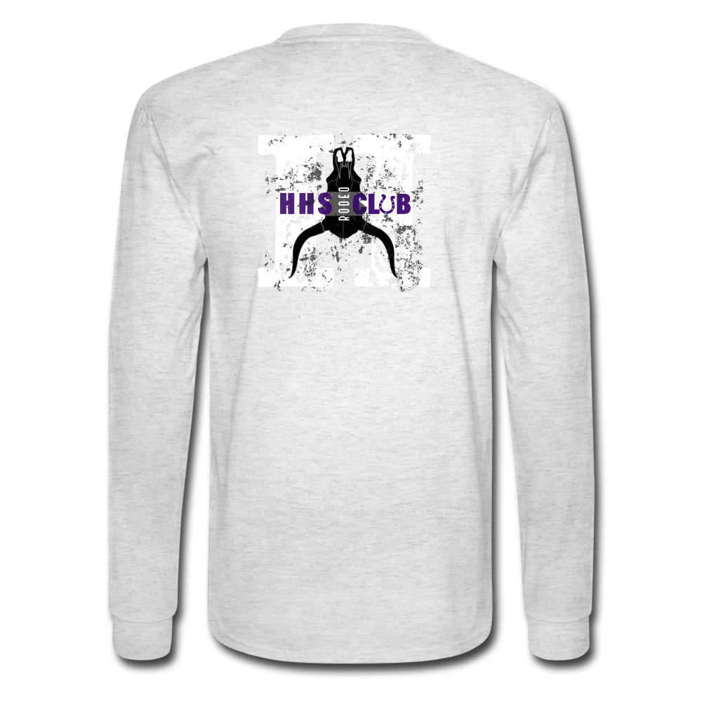 Men's Long Sleeve T-Shirt HHS - light heather gray